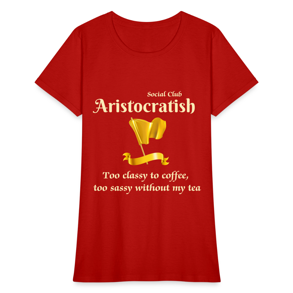 Aristocratish Social Club: Too Classy to Coffee - red